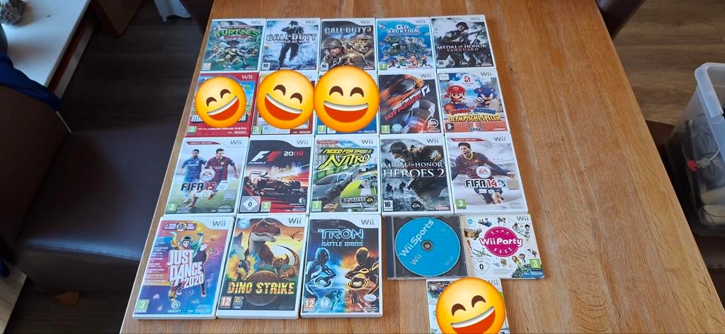 Wii spellen, 3 spelers of meer, Ophalen, Zo goed als nieuw, Vanaf 3 jaar