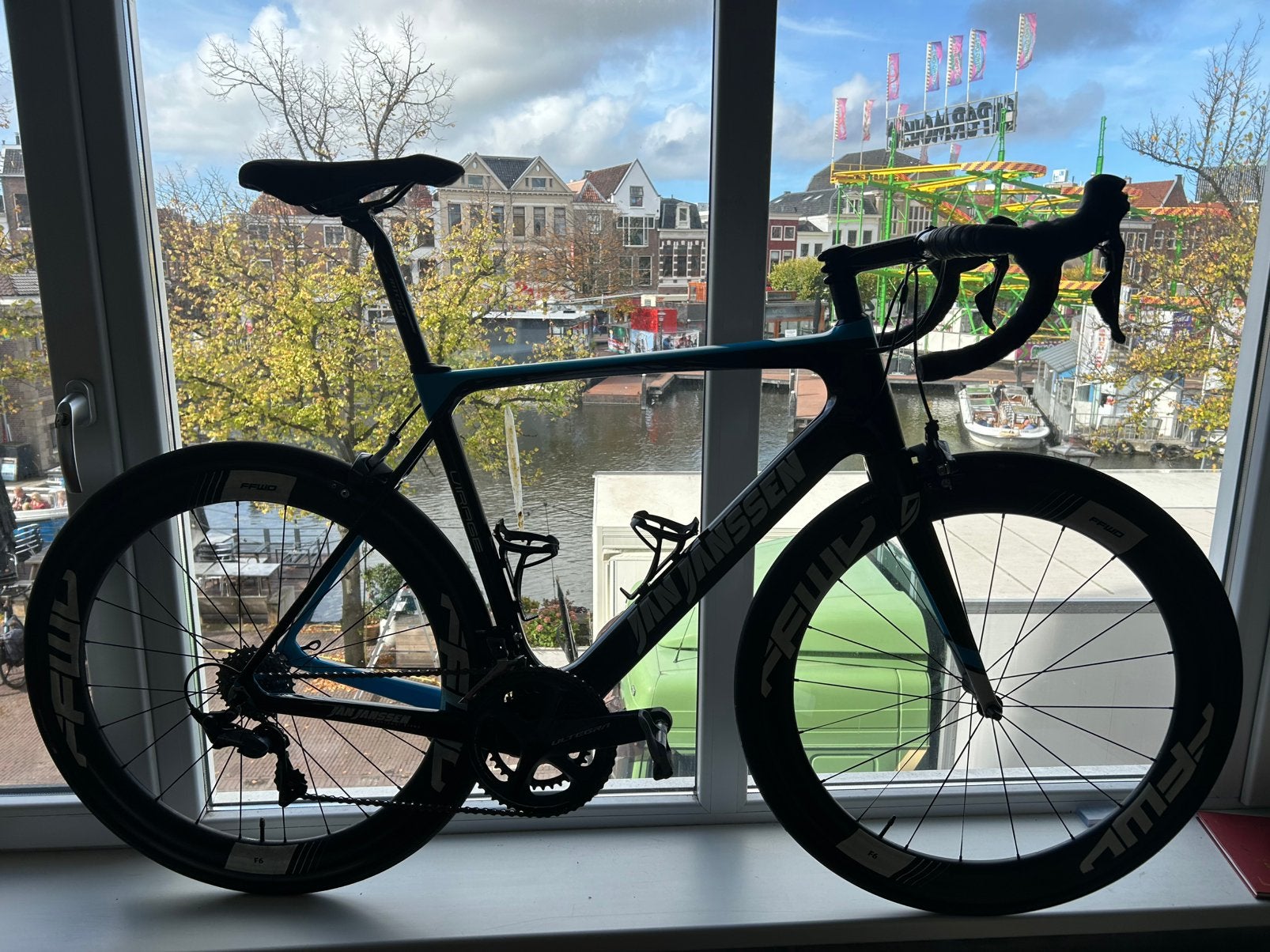 Jan Janssen racefiets, 28 inch, Gebruikt, Carbon, 61 tot 65 cm