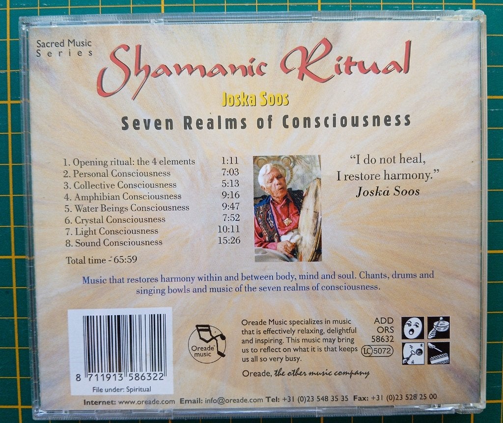 Joska Soos – CD Shamanic Ritual, Boeken, Overige typen, Ophalen of Verzenden, Zo goed als nieuw, Overige onderwerpen