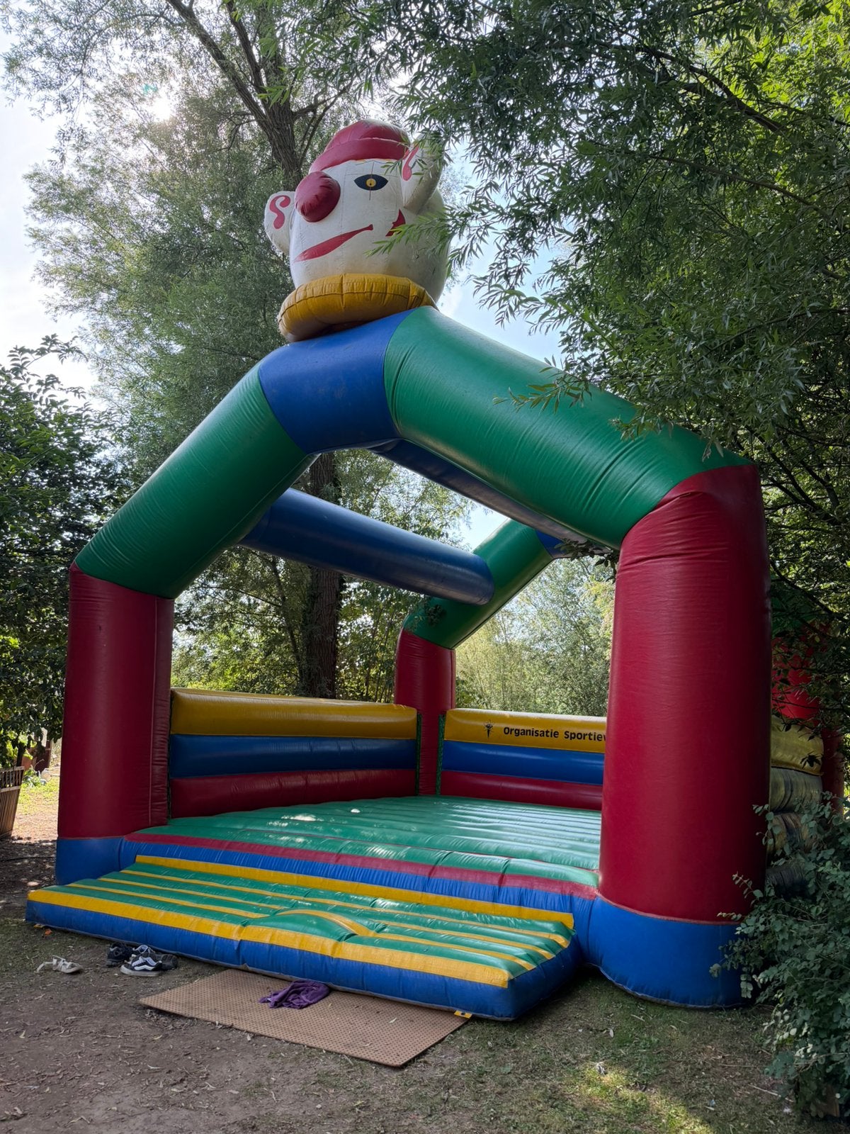 Springkussen groot !! 6 x 6 meter. 6 meter hoog., Ophalen, Zo goed als nieuw, Overige