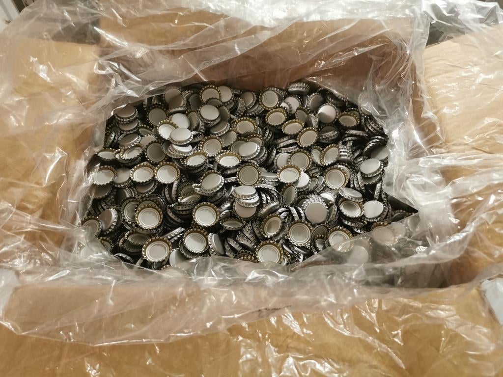 Zilveren Kroonkurken - 10.000 Stuks voor Brouwers, Ophalen of Verzenden, Nieuw