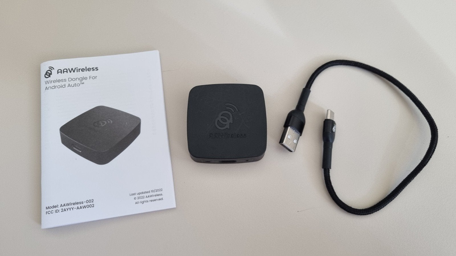 AAWireless Wireless Dongle voor Android Auto, Ophalen of Verzenden, Zo goed als nieuw