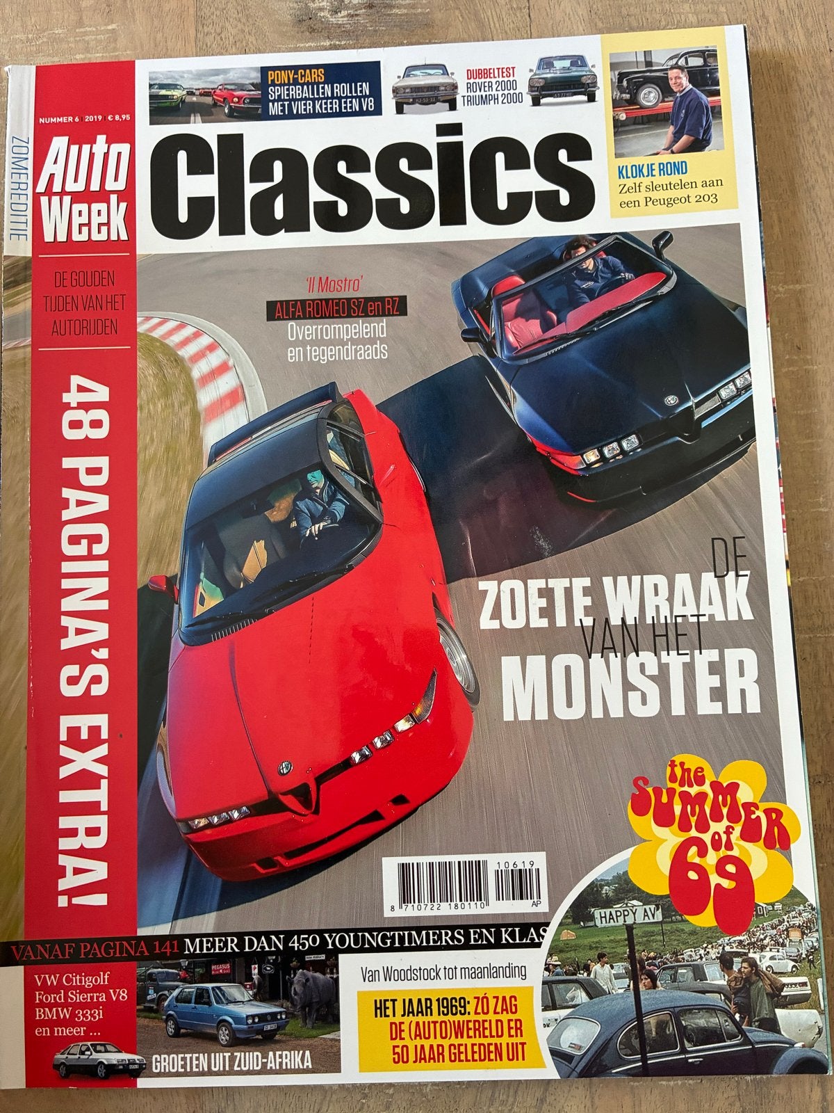 AutoWeek Classics Zomereditie - Alfa Romeo SZ/RZ, Boeken, Auto's | Folders en Tijdschriften, Ophalen of Verzenden, Gelezen, Algemeen