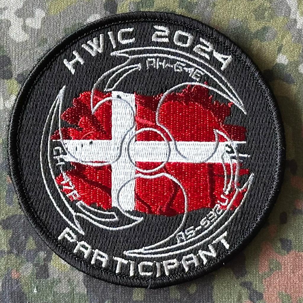 Patch RNLAF 298 300 301 SQN HWIC 2024, Verzamelen, Ophalen of Verzenden, Landmacht, Nederland, Embleem of Badge