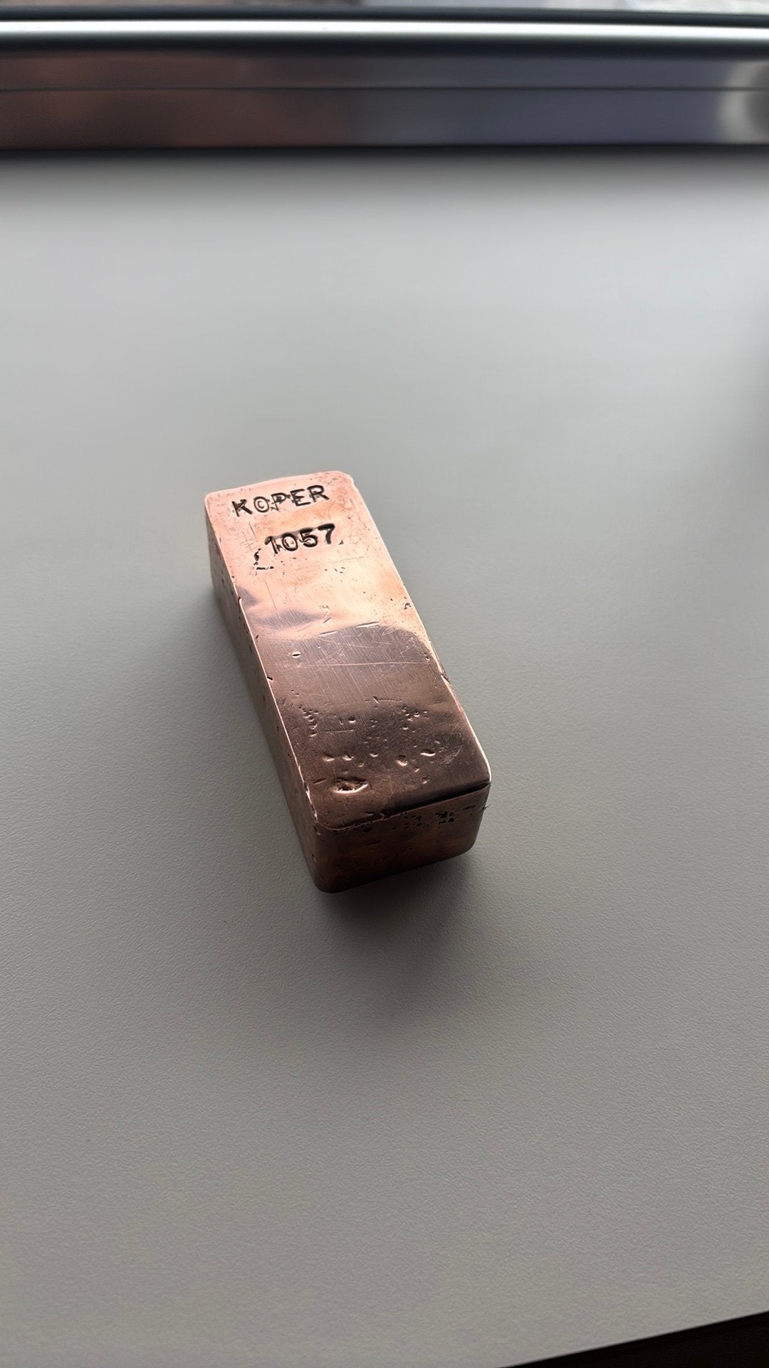 1 kg koperbaar, Ophalen of Verzenden, Zilver