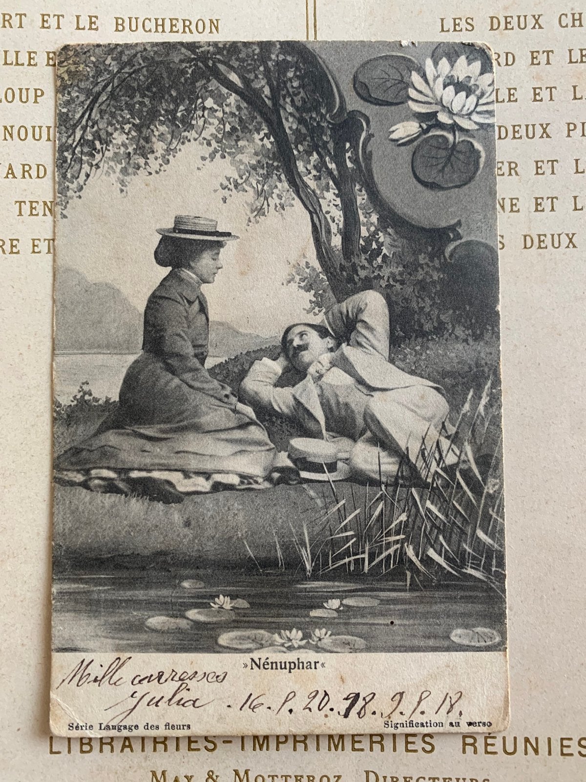1904 Romantiek - Nénuphar - Waterlelie (RR), Ophalen of Verzenden, Voor 1920, Gelopen, Overige thema's