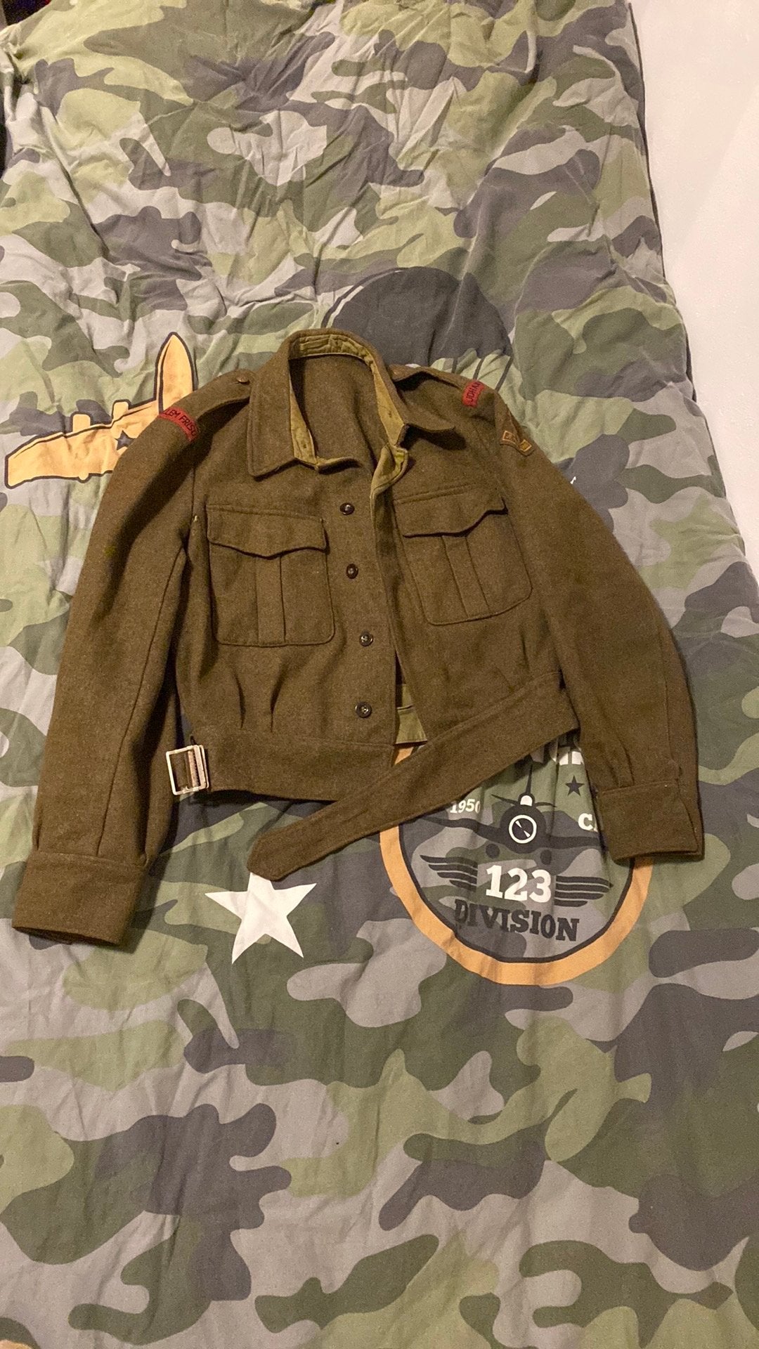 MvO Battle dress veldjas maat 48, Ophalen of Verzenden, Landmacht, Nederland, Kleding of Schoenen