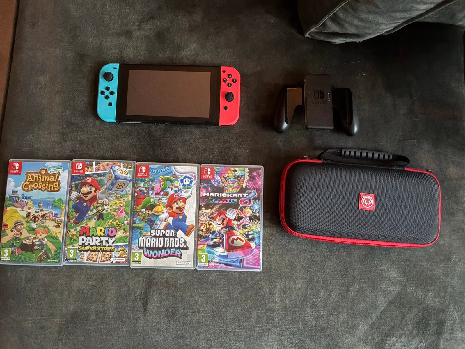 Nintenso Switch, Ophalen, Zo goed als nieuw, Met 2 controllers, Switch Original