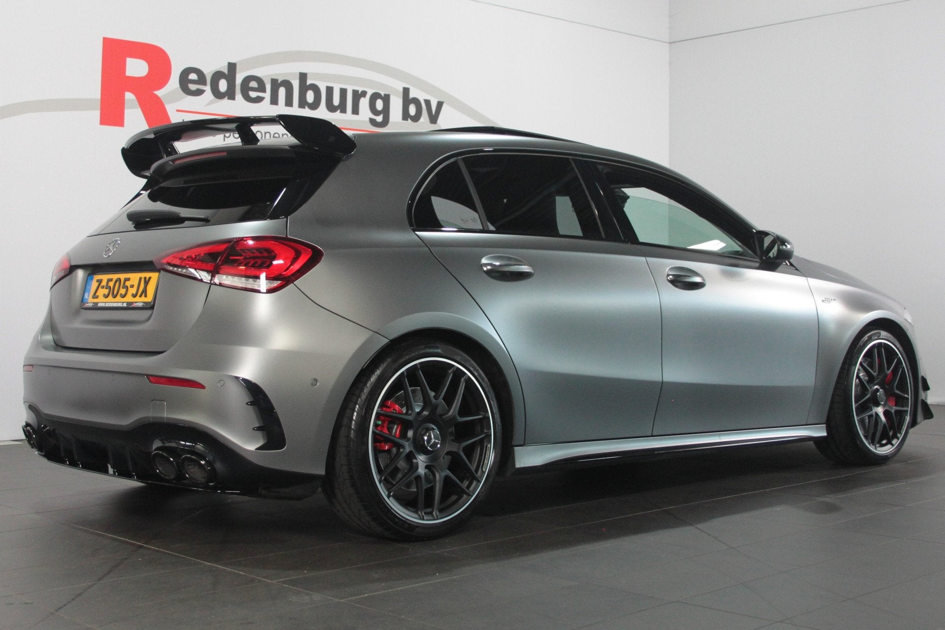 Mercedes-Benz A-Klasse AMG 45 S 4MATIC+ - Pano - Aerodynamic, Auto's, Automaat, Dealer onderhouden, 4 cilinders, Leder en Stof