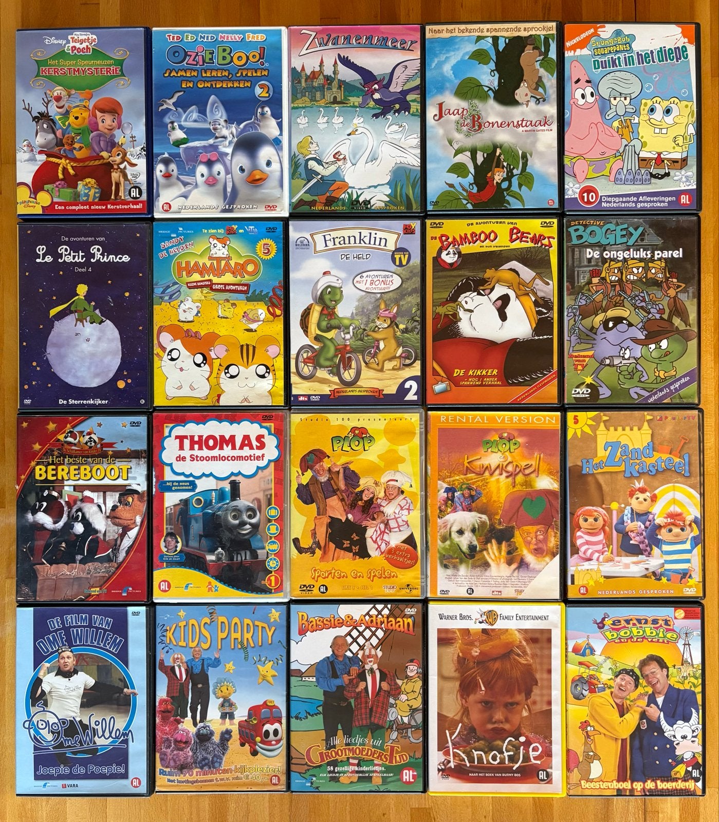Kinder DVD's - Diverse titels (50 cent per stuk), Gebruikt, Animatie, Alle leeftijden, Film