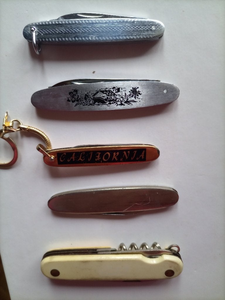 Zakmesjes vintage, Caravans en Kamperen, Kampeergereedschap, Ophalen of Verzenden, Gebruikt