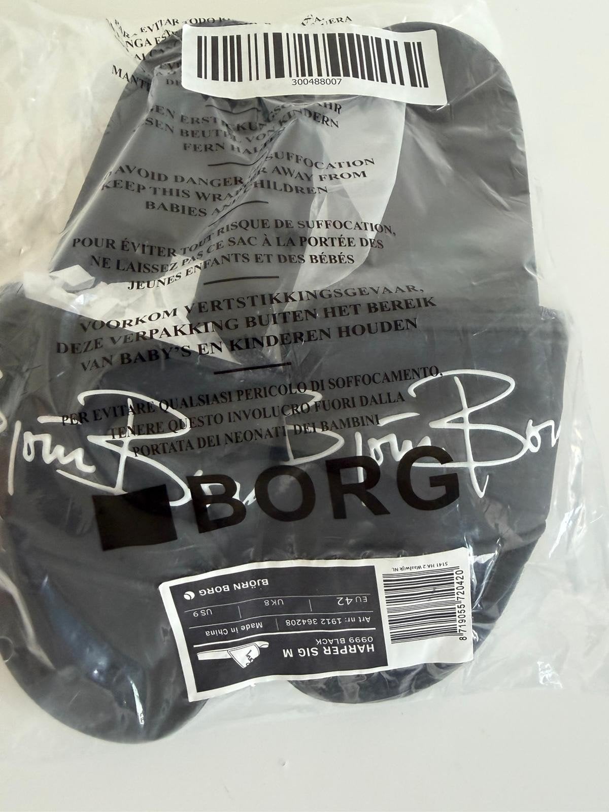 Björn Borg Harper Sig M Slippers Zwart Maat 42, Slippers, Zwart, Nieuw, Ophalen of Verzenden