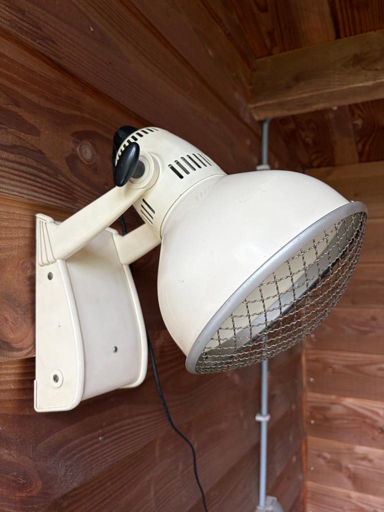 Philips Biosol vintage lamp - 11912/08 (1955), Ophalen of Verzenden, Gebruikt, Metaal