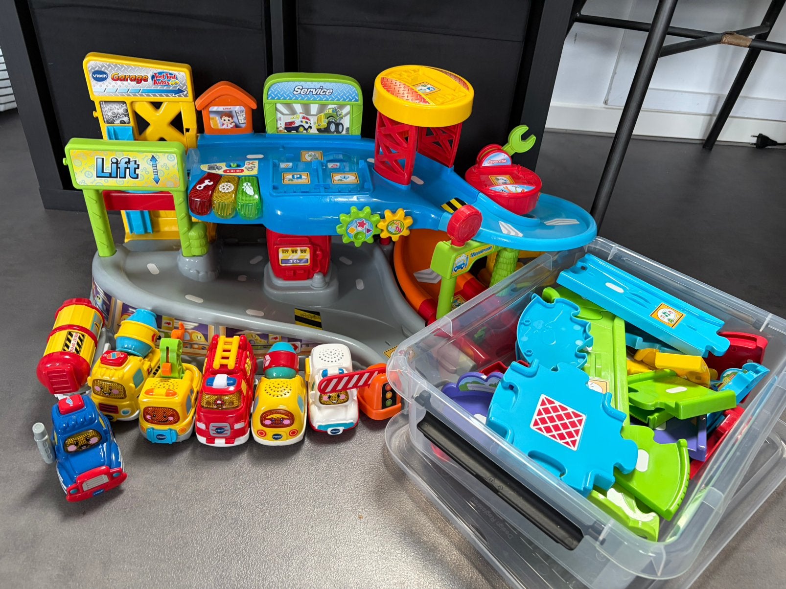 Toet toet auto’s garage met extra’s (VTech), Ophalen, Gebruikt, 2 tot 4 jaar