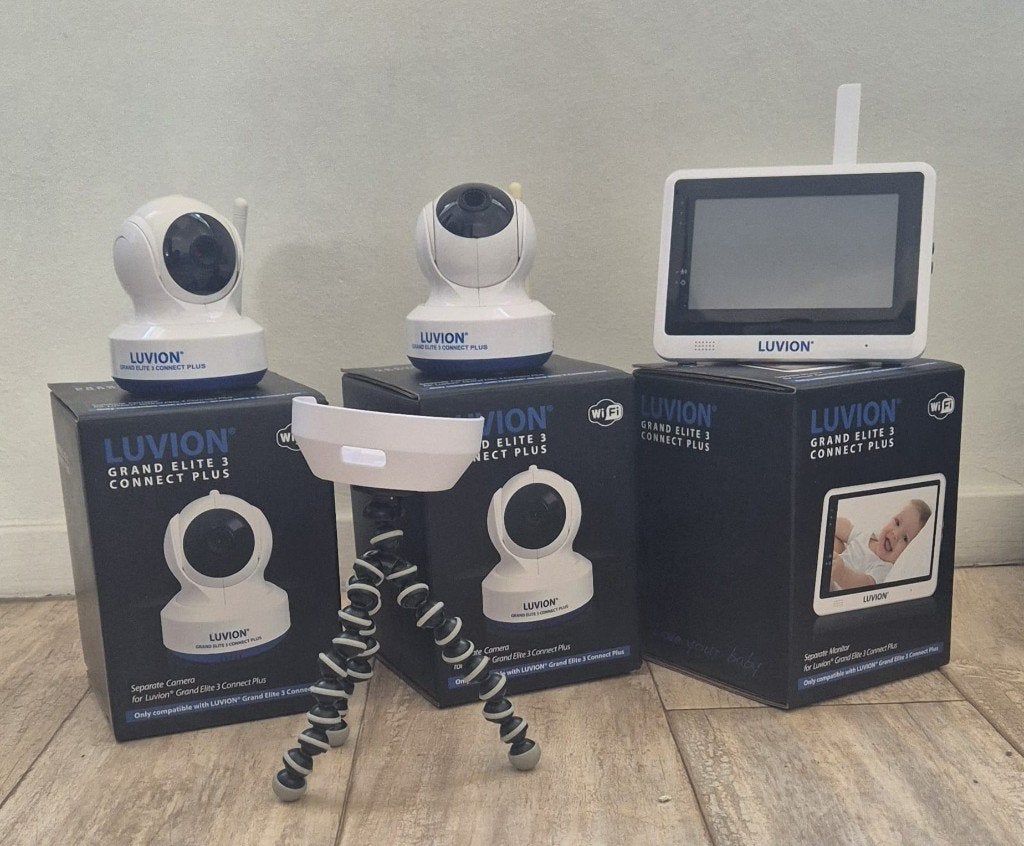 Luvion Grand Elite 3 Connect Plus – Babyfoon met 2 camera’s, Ophalen of Verzenden, Zo goed als nieuw, 250 meter of meer, Camera