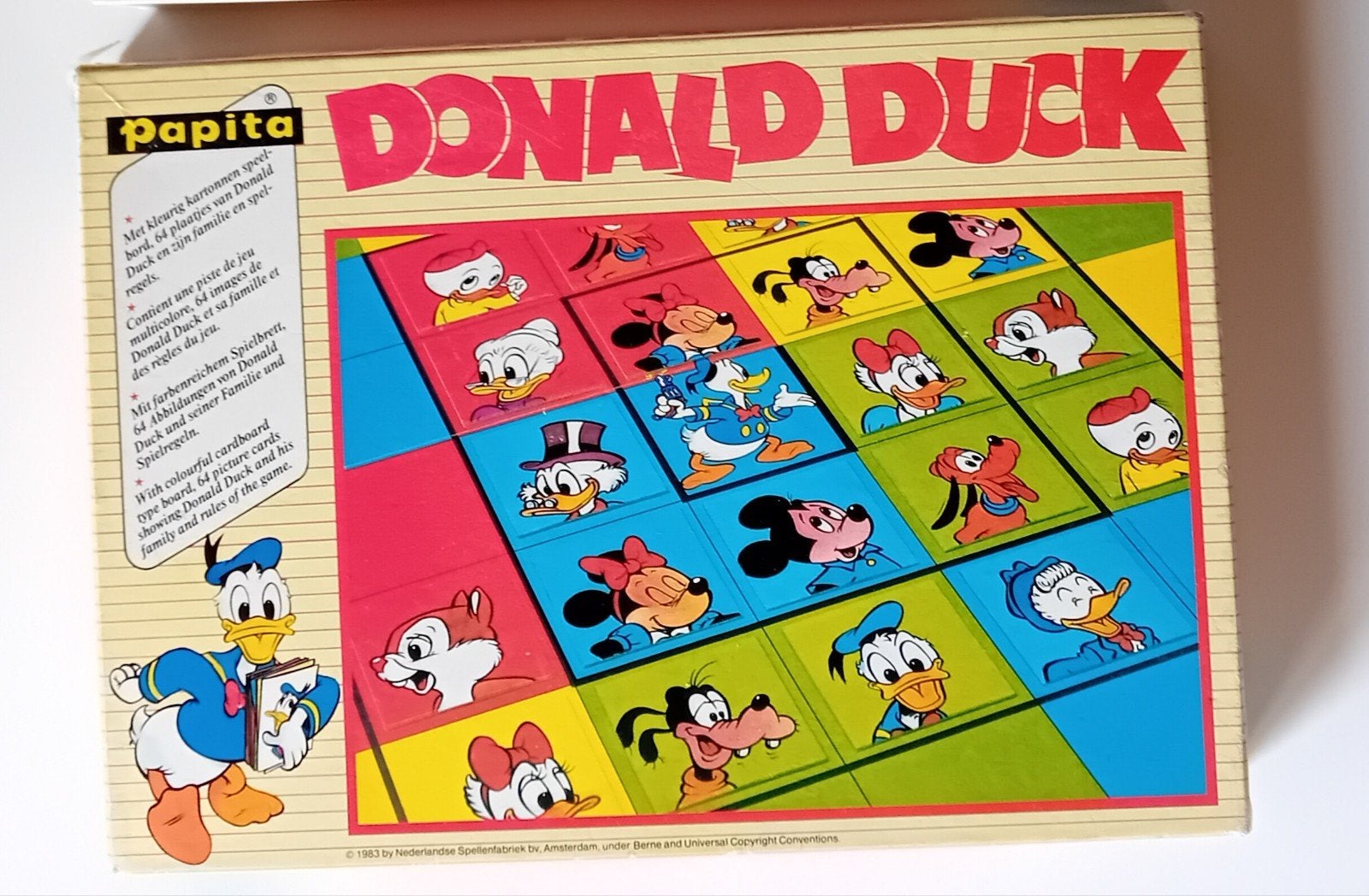 Vintage Donald Duck spel 1983, Ophalen of Verzenden, Gebruikt