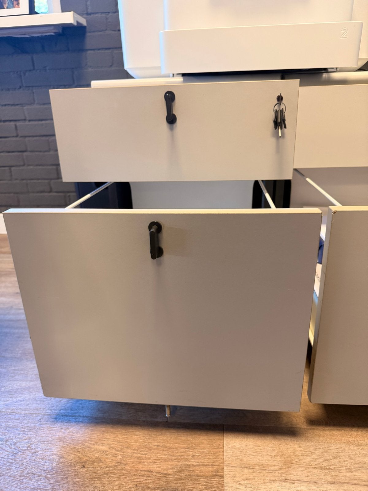 2x Ladenkast 60x42 met sloten en hangmappensysteem, Ophalen, Gebruikt