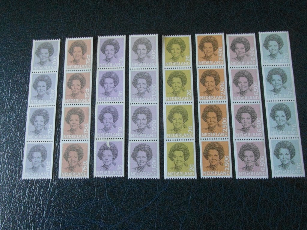 1238a-1251a Koningin Beatrix in strips van 4 zegels Postfris, Postzegels en Munten, Postzegels | Nederland, Ophalen of Verzenden