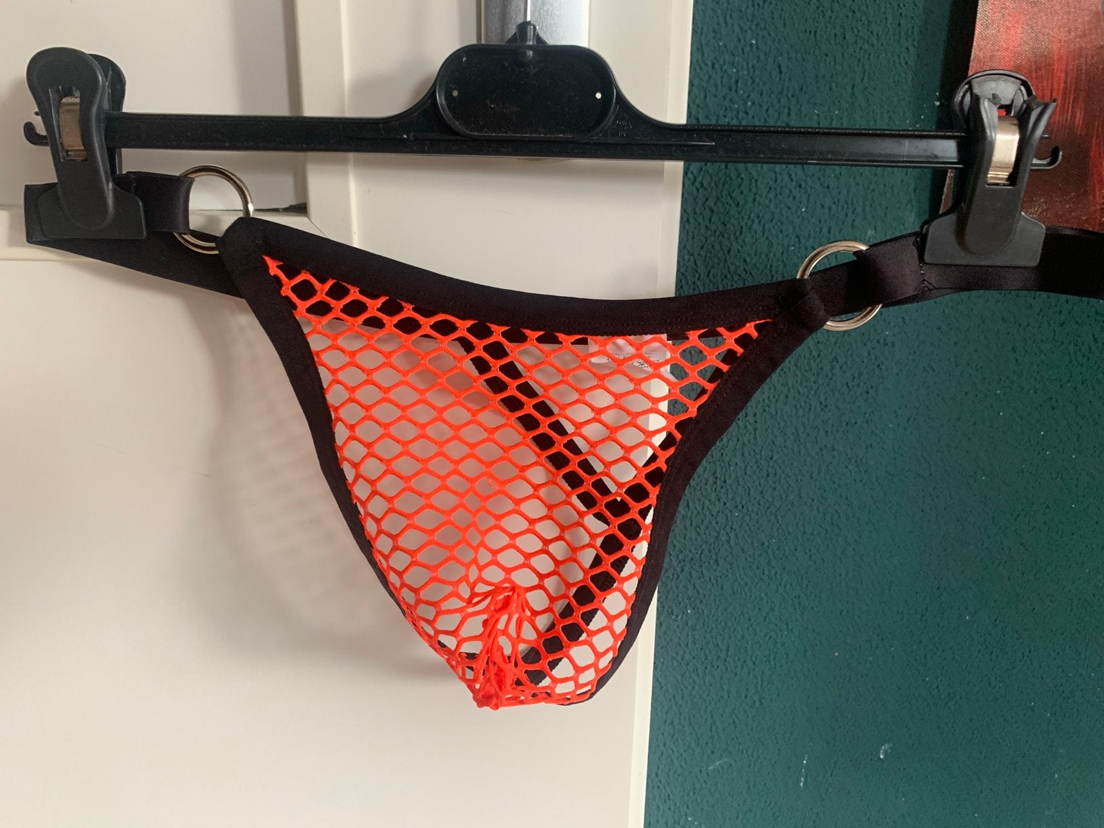 Sexy heren string, Ophalen, Oranje, Slip