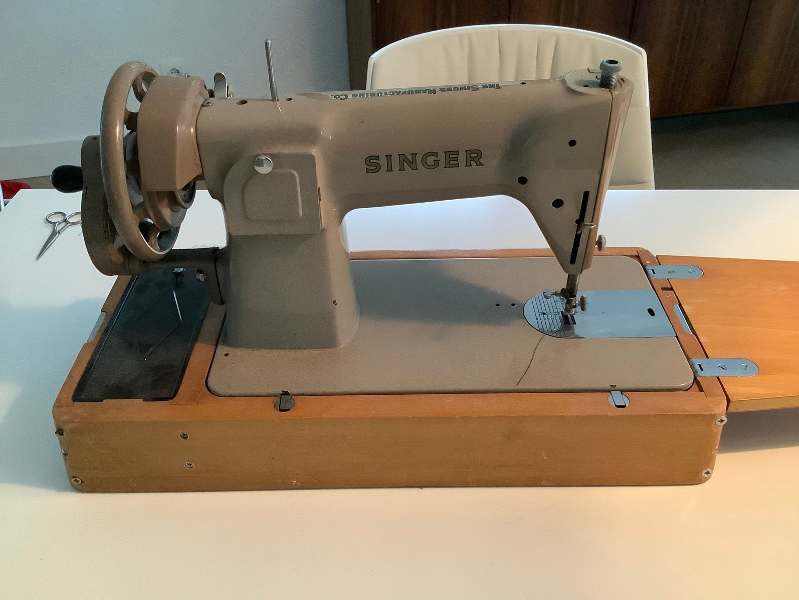 Singer naaimaschine jaren 60 (TYPE 191M), Ophalen