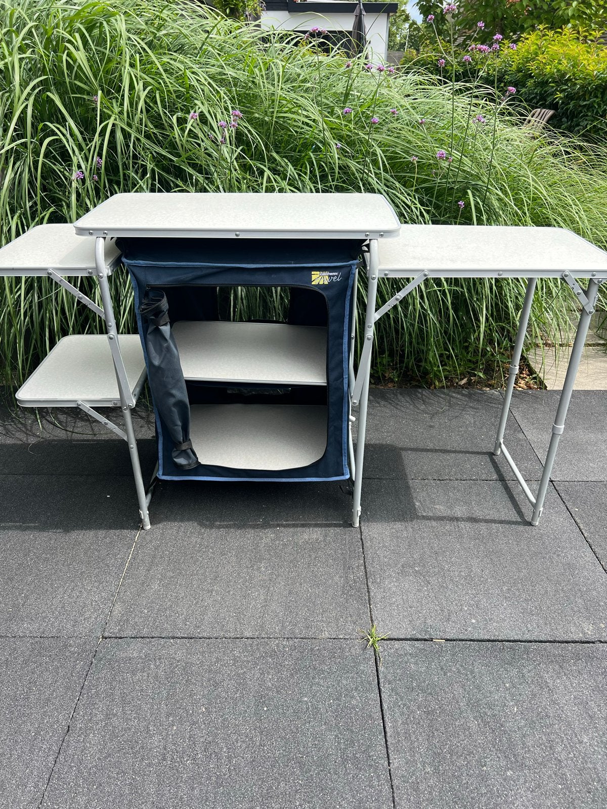 Campingkeuken met opbergruimte en draagtas, Ophalen, Gebruikt