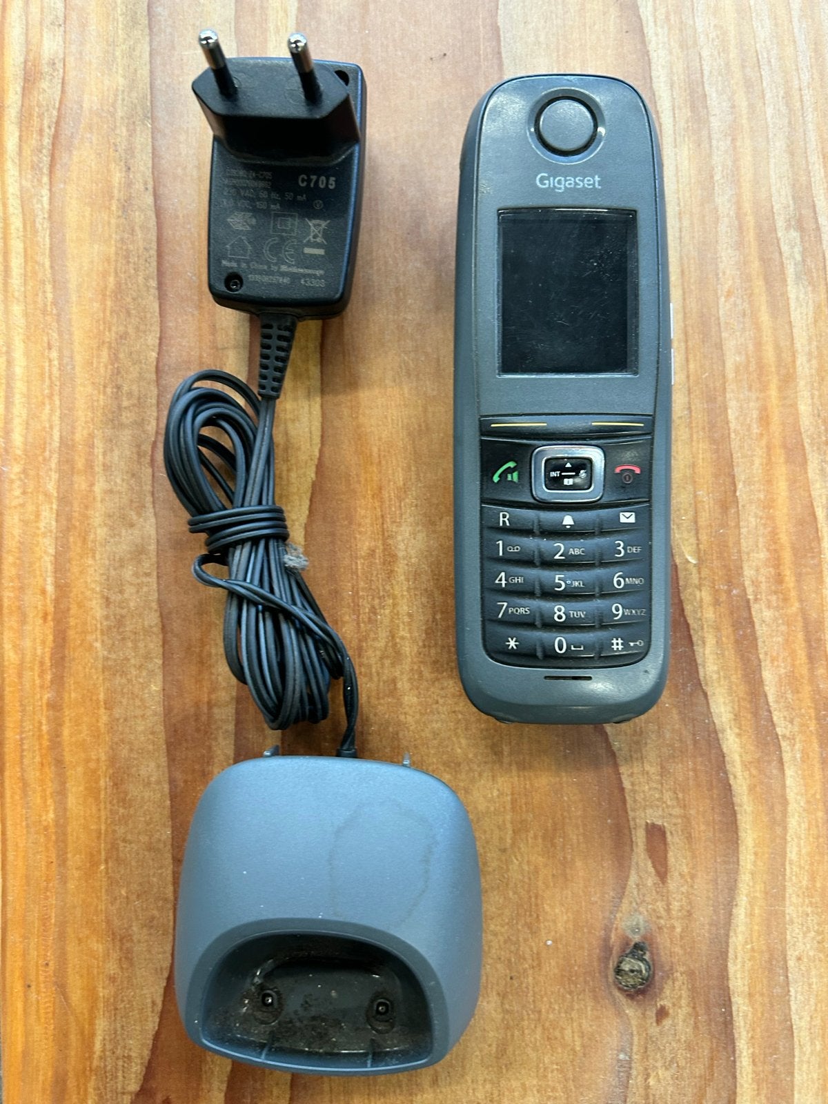 Gigaset C705 draadloze telefoon met lader, Ophalen of Verzenden, Gebruikt, 1 handset