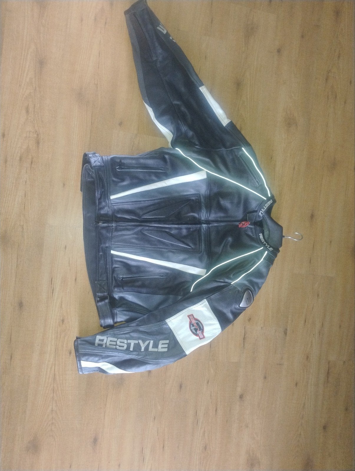 Stoere Restyle echt leren motorjas 6XL, Motoren, Kleding | Motorkleding, Heren, Jas | leer, Ophalen of Verzenden, Restyle