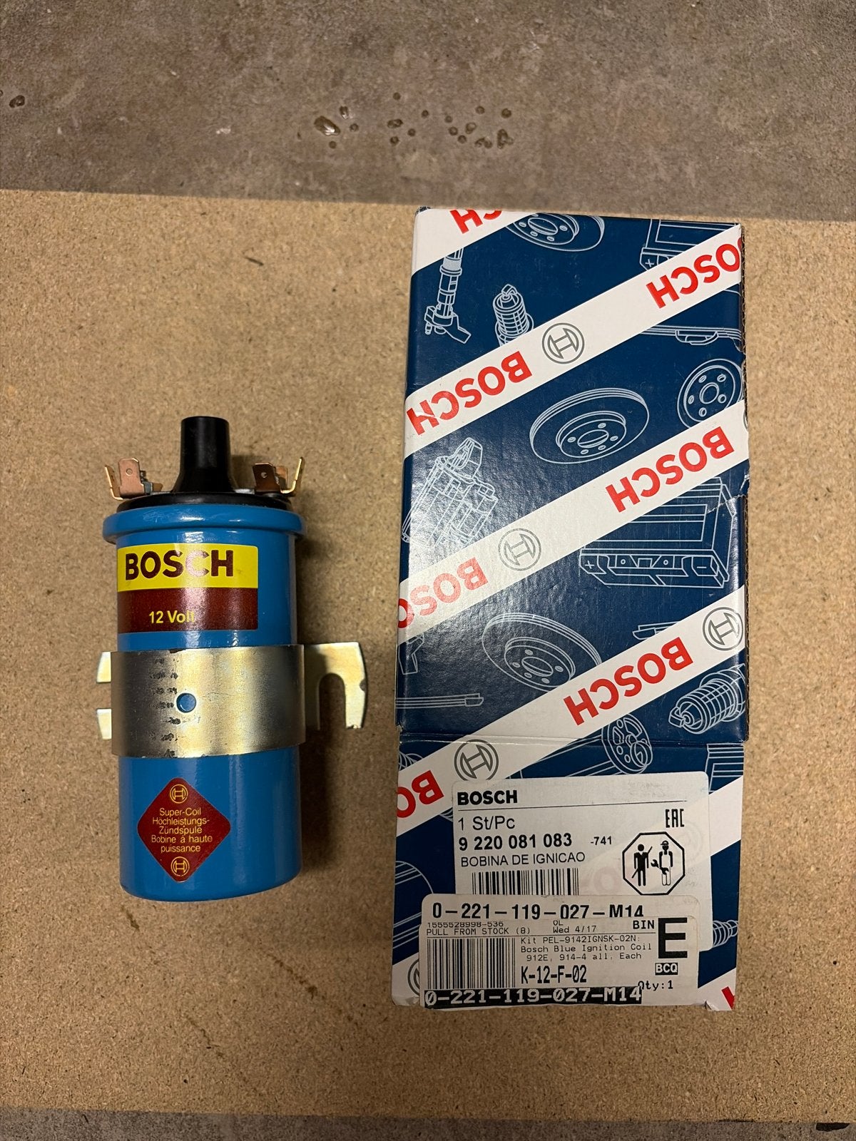 Nieuwe Bosch 12 Volt Super-Coil Bobine - Hoge Prestaties, Auto-onderdelen, Ophalen of Verzenden, Nieuw