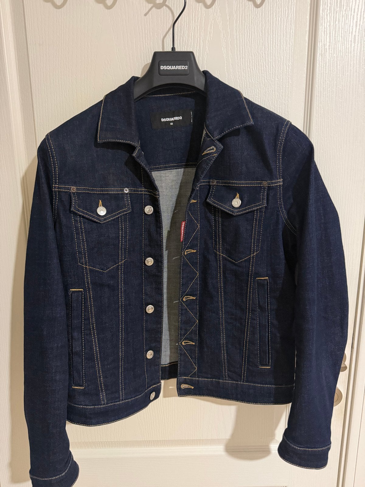 Dsquared2 Dan Jean Jacket - Maat 48, Kleding | Heren, Ophalen of Verzenden, Gedragen, Maat 48/50 (M), Blauw