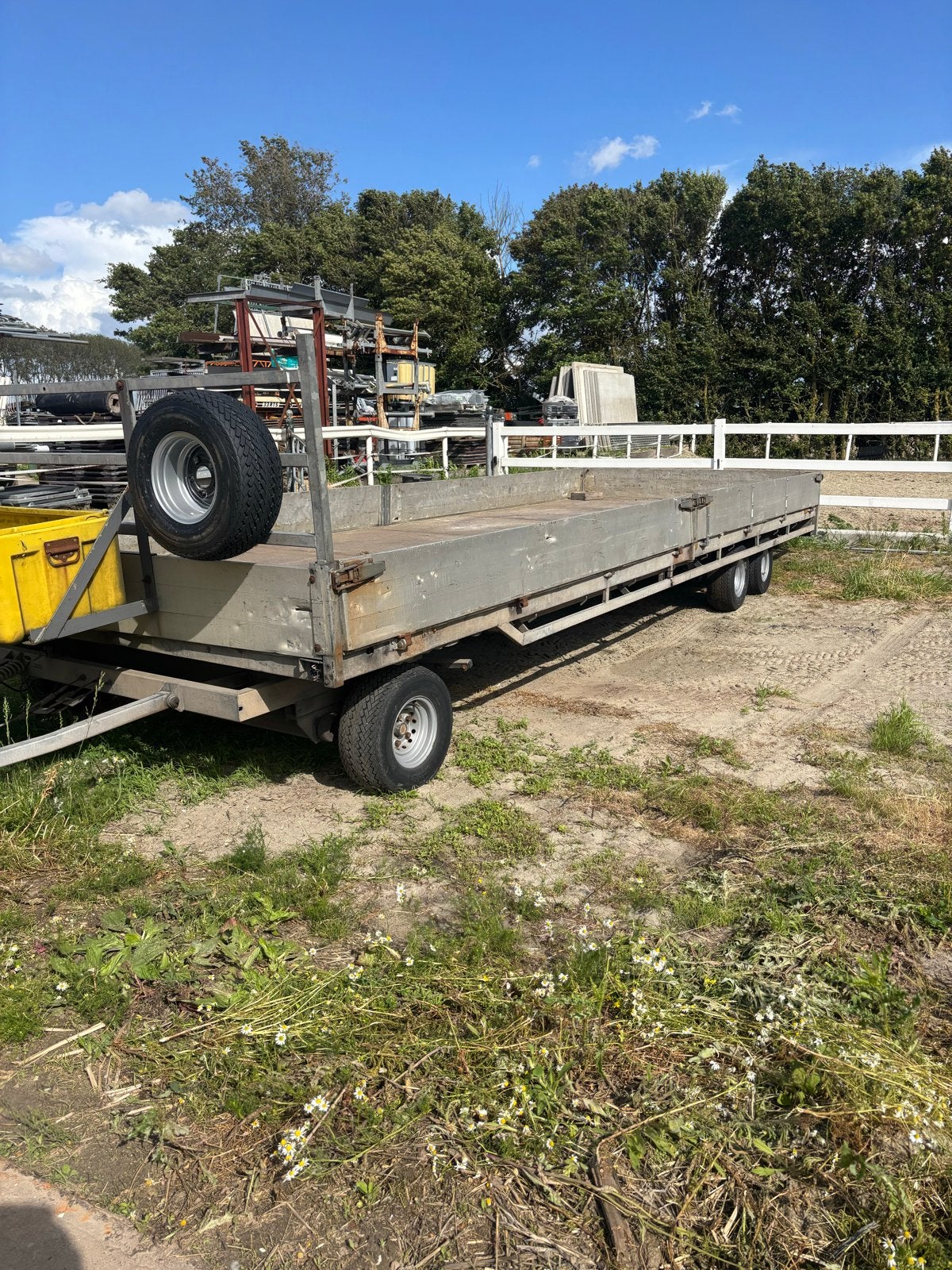 Hapert aanhangwagen - 3500 kg totaal gewicht, Auto diversen, Aanhangers en Bagagewagens, Ophalen, Gebruikt