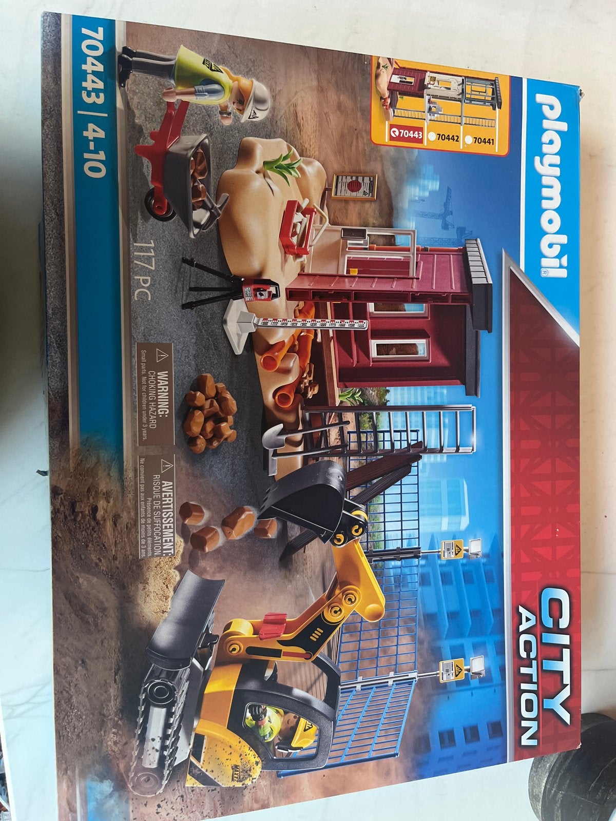 Playmobil City Action Bouwplaats met Graafmachine (70443), Ophalen of Verzenden, Gebruikt, Jongen of Meisje