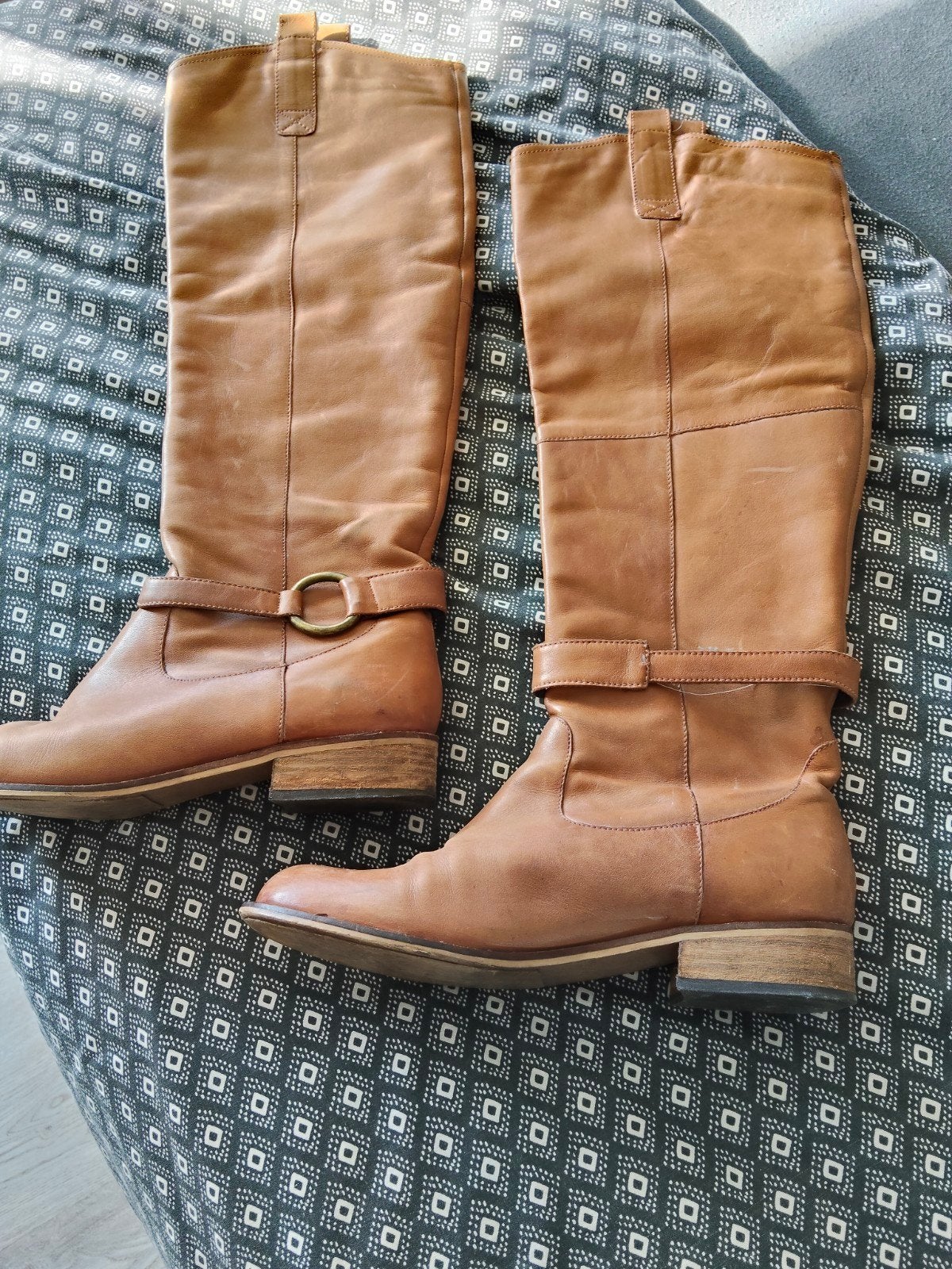 Leren laarzen mt 39 Nieuwstaat, Kleding | Dames, Hoge laarzen, Bruin, Ophalen of Verzenden, Zo goed als nieuw