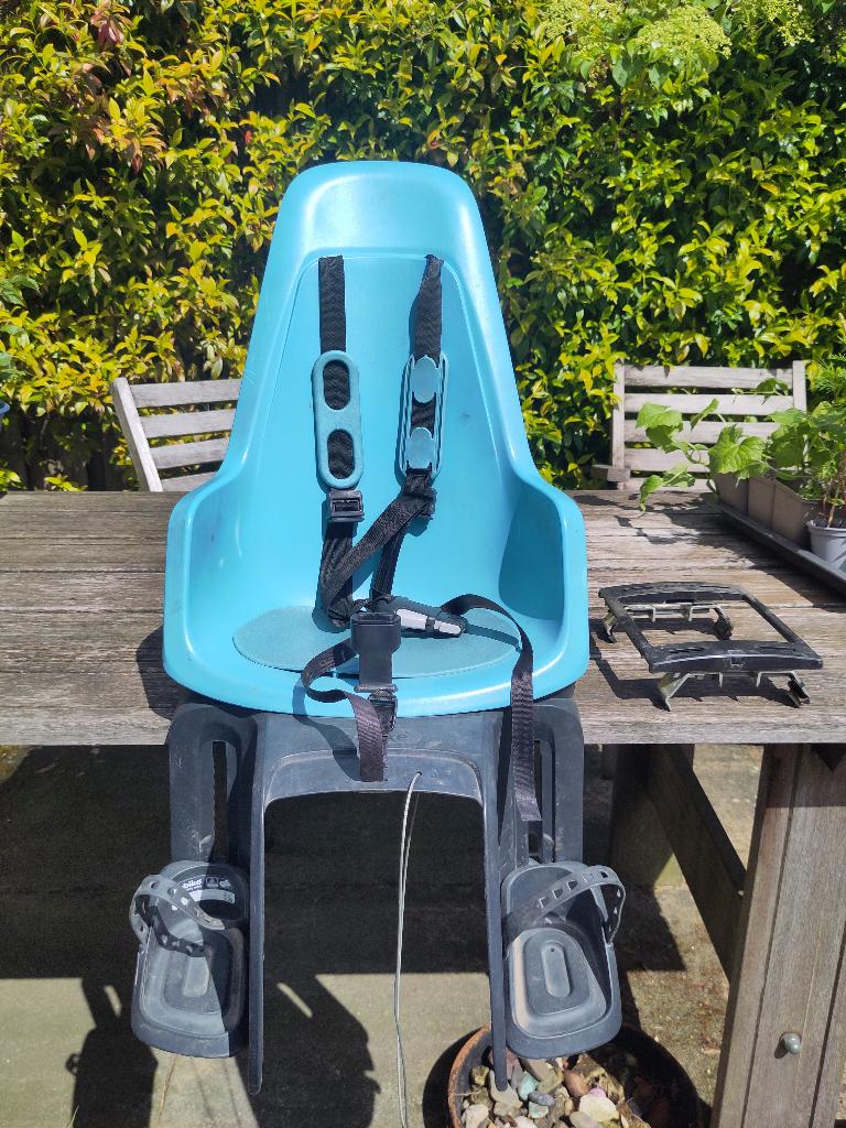 Bobike kinderzitje, Fietsen en Brommers, Fietsaccessoires | Fietsstoeltjes, Ophalen, Gebruikt, Achterzitje, Bobbike
