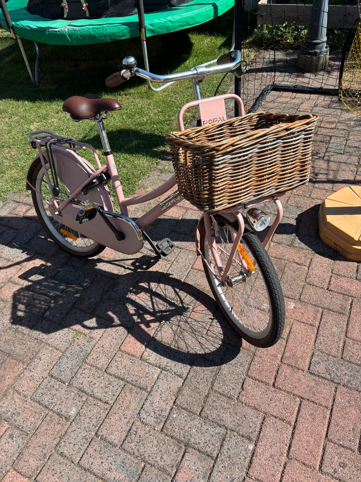 Popal Meisjesfiets Roze - Perfect voor Jonge Fietsers, Fietsen en Brommers, Ophalen, Terugtraprem, Gebruikt, Handrem