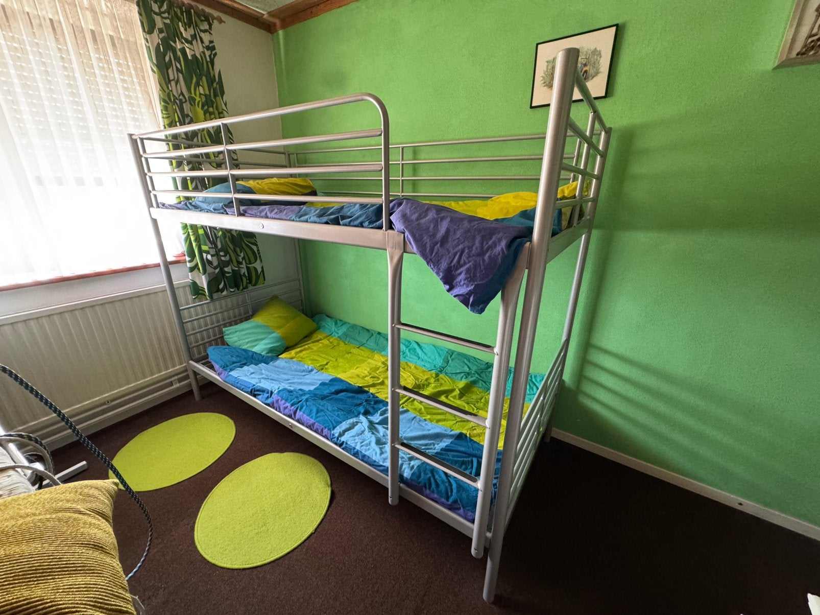 Stappelbed met matrassen en dekens, Ophalen, 90 cm, Tweepersoons, Zo goed als nieuw