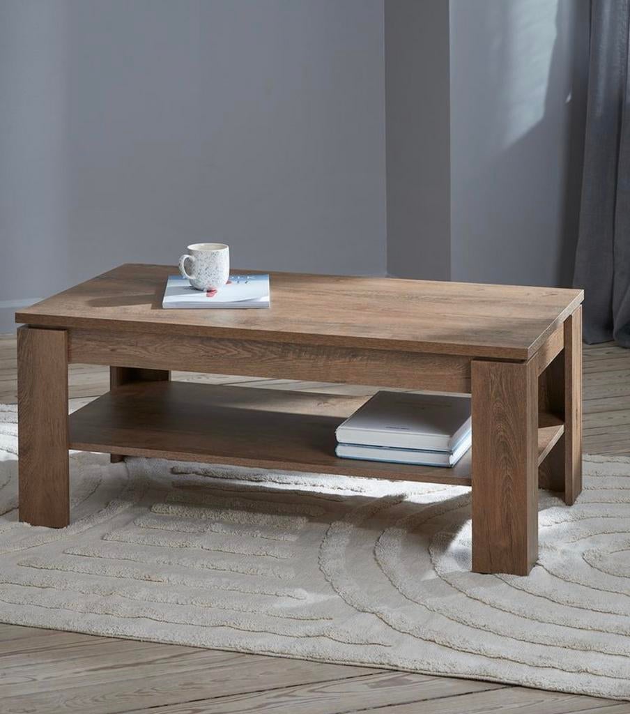 Salon tafel (eiken) - VEDDE JYSK, Ophalen, 100 tot 150 cm, 50 tot 100 cm, Zo goed als nieuw