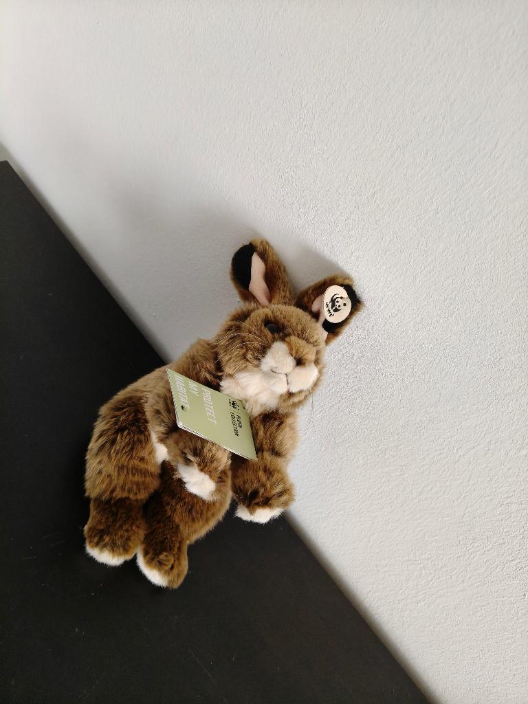 WWF/WNF konijn knuffel bruin, Kinderen en Baby's, Speelgoed | Knuffels en Pluche, Ophalen, Nieuw, Konijn