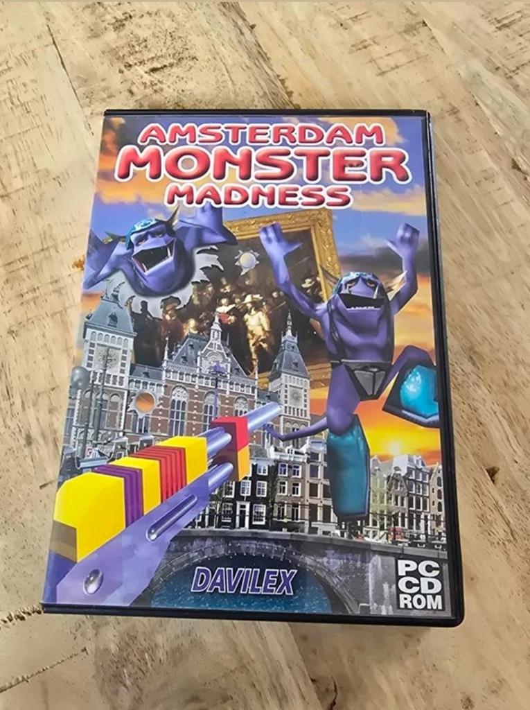 Amsterdam Monster Madness PC CD ROM Game, Spelcomputers en Games, Games | Pc, Gebruikt, Avontuur en Actie, 1 speler, Vanaf 7 jaar
