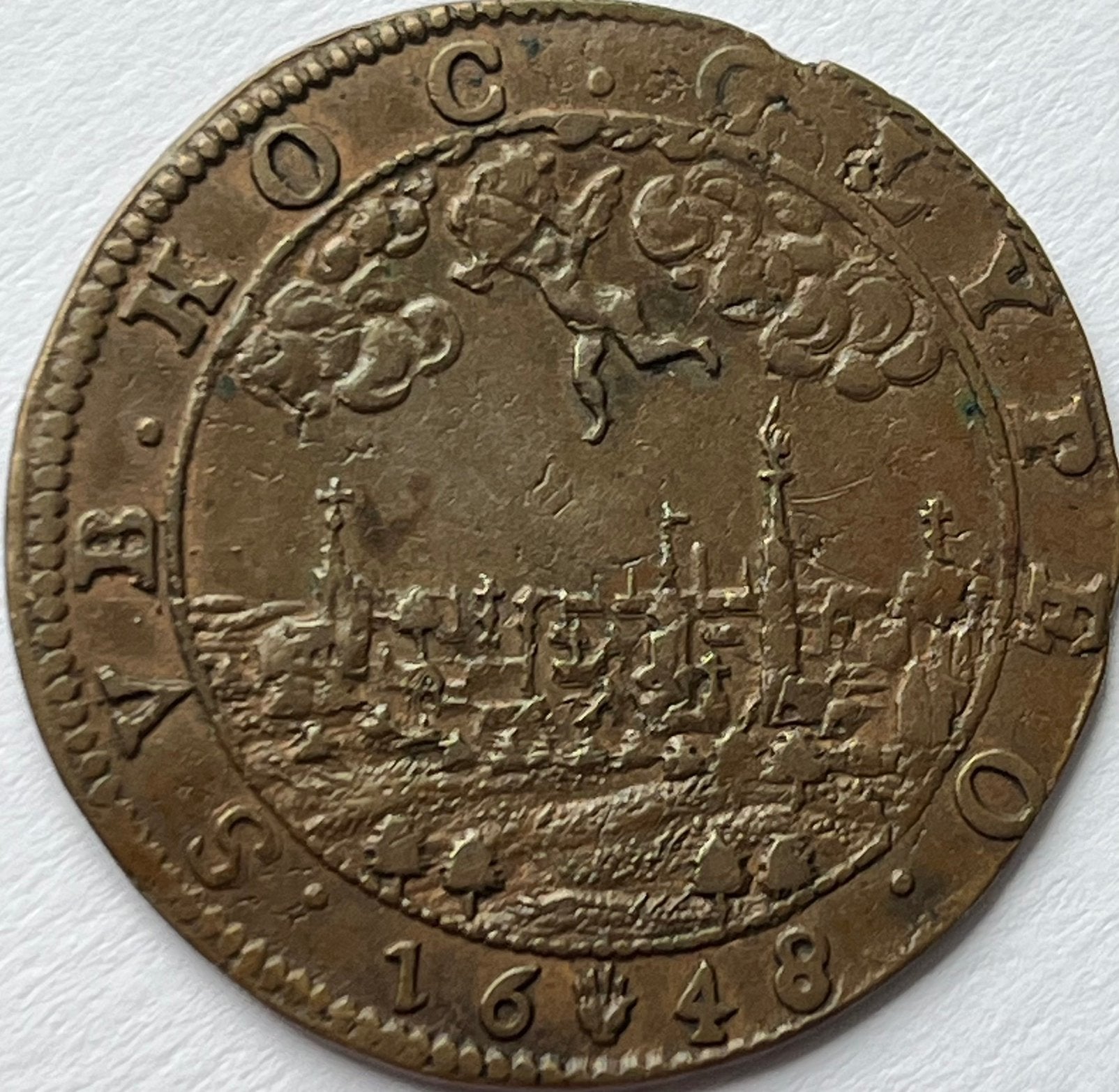 Antwerpen hele mooie rekenpenning 1648, Postzegels en Munten, Munten | Nederland, Ophalen of Verzenden, Vóór koninkrijk, Overige waardes
