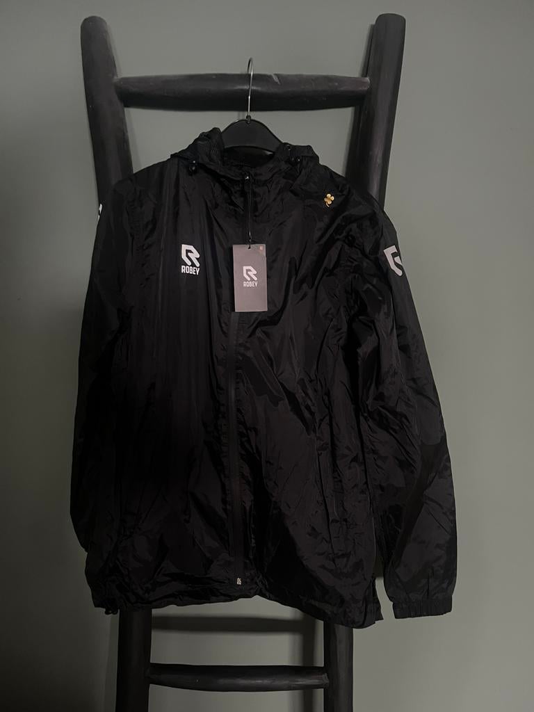 Robey rain jacket S jassen zwart jas regenjas, Verzenden, Zwart, Nieuw, Algemeen