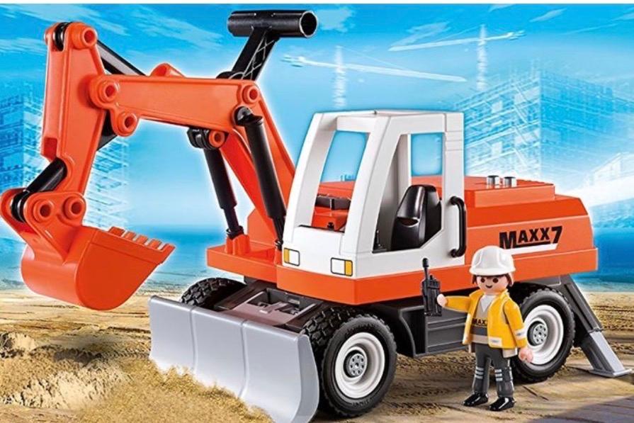 3 Playmobil City Action sets: Graafmachine, Vrachtwagen, Lad, Ophalen of Verzenden, Zo goed als nieuw, Overige merken
