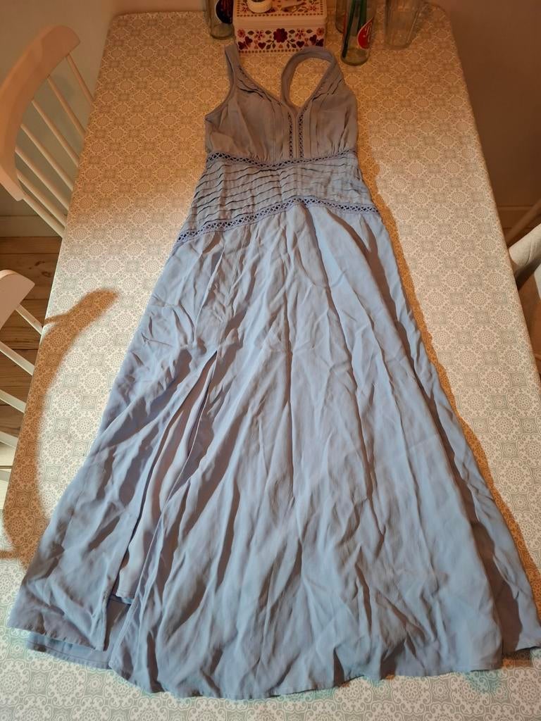Mooie lichtblauwe zomerjurk mt 34 merk Reiss, Kleding | Dames, Blauw, Nieuw, Ophalen of Verzenden, Maat 34 (XS) of kleiner