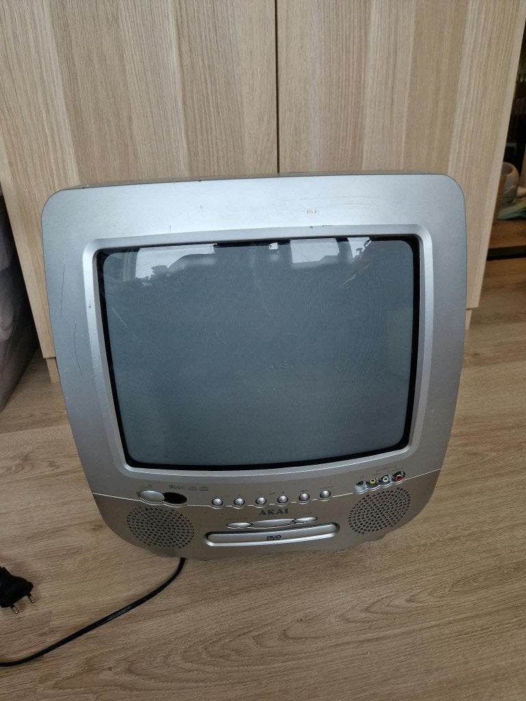 Televisie met ingebouwde dvd speler, Audio, Tv en Foto, Vintage Televisies, Ophalen, Gebruikt, Overige merken