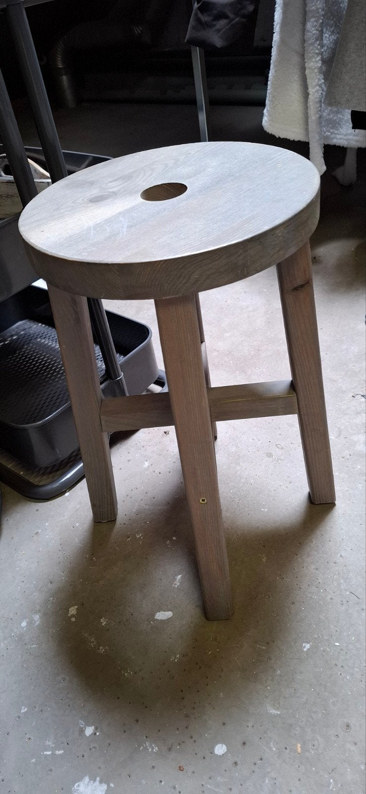 houten kruk, Ophalen, Hout