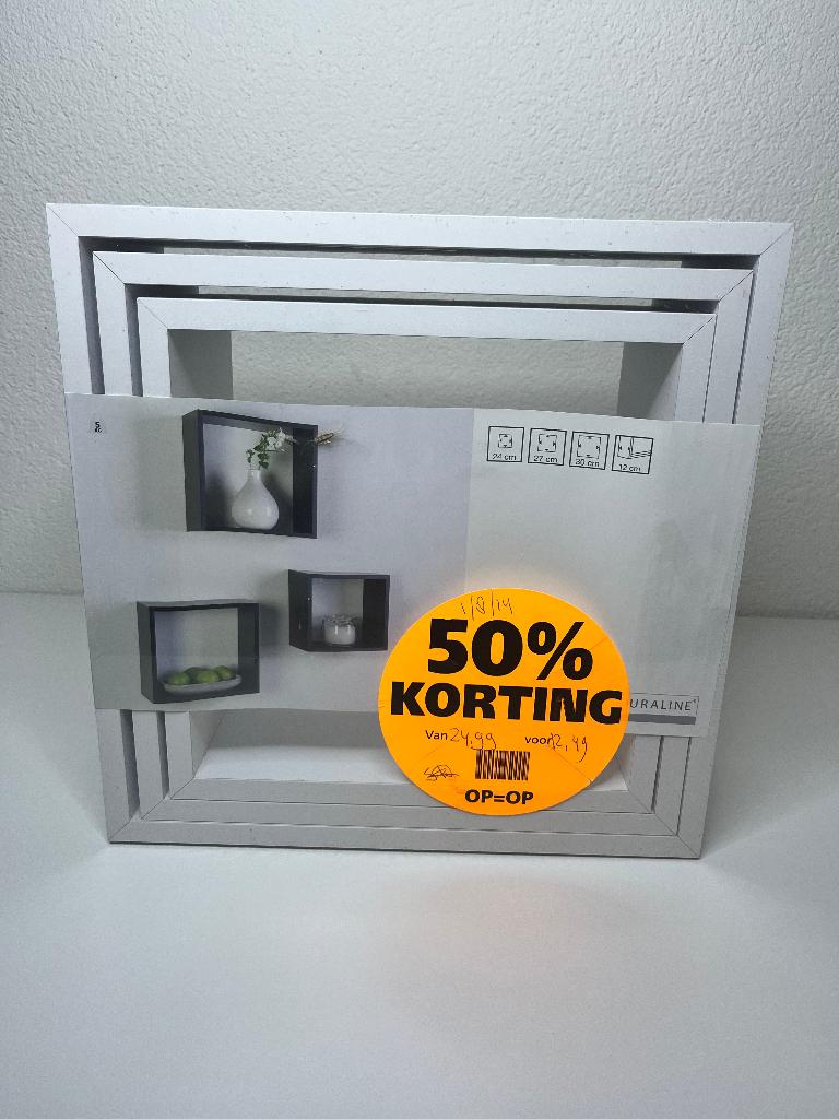 Kubus Wandplanken, Ophalen of Verzenden, Nieuw