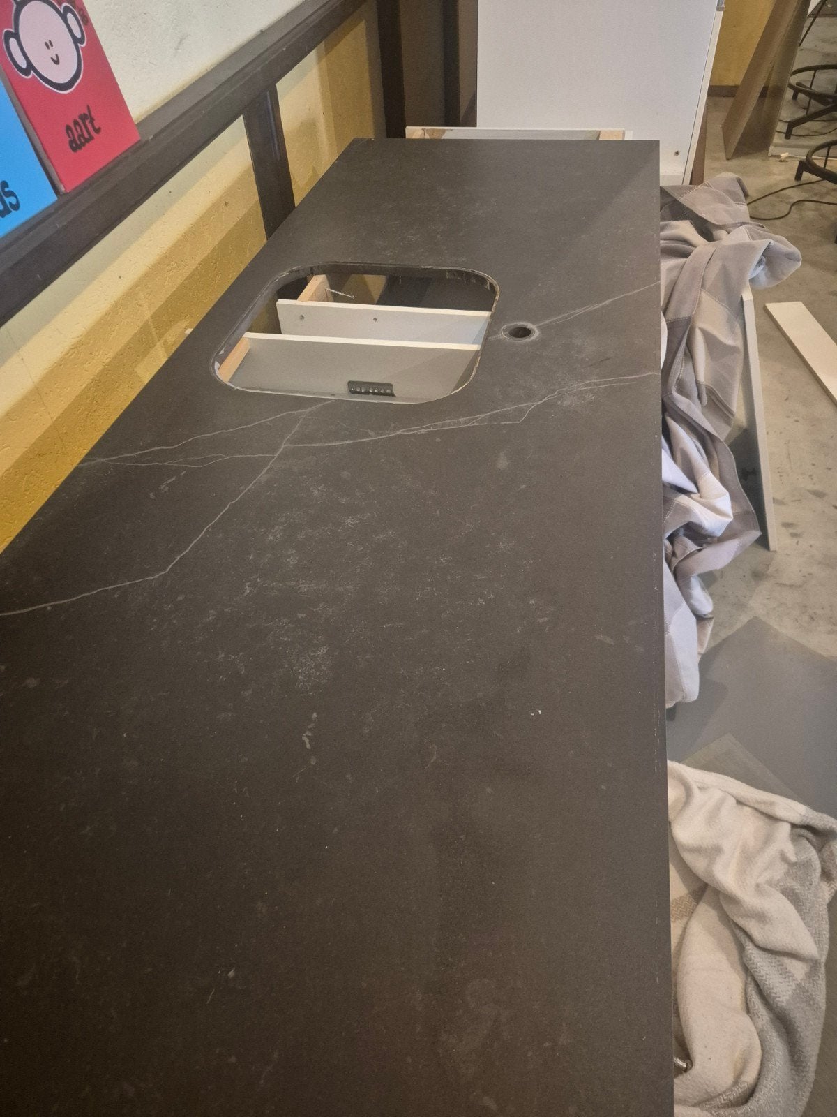 Dekton aanrecht, Ophalen, 25 tot 50 cm, 50 tot 100 cm, Minder dan 100 cm