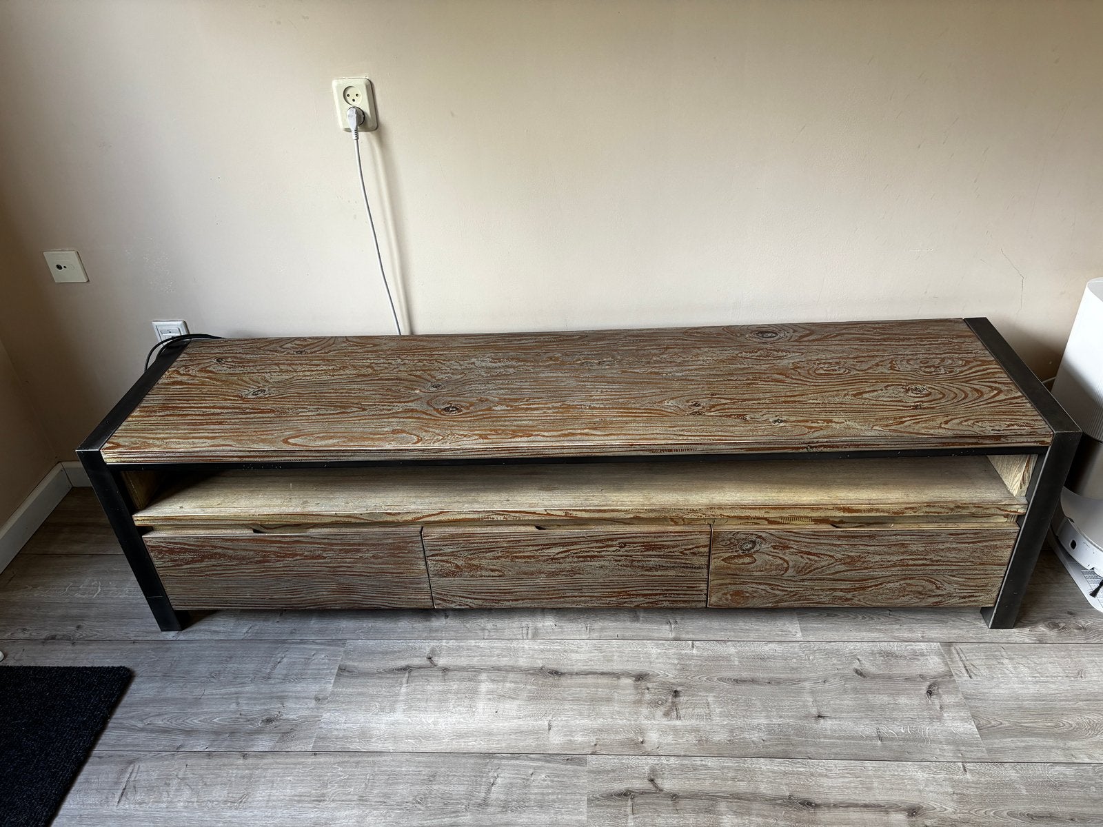 Tv kast, nog prima voor een 2e ronde., Ophalen, Gebruikt, 150 tot 200 cm, Minder dan 100 cm