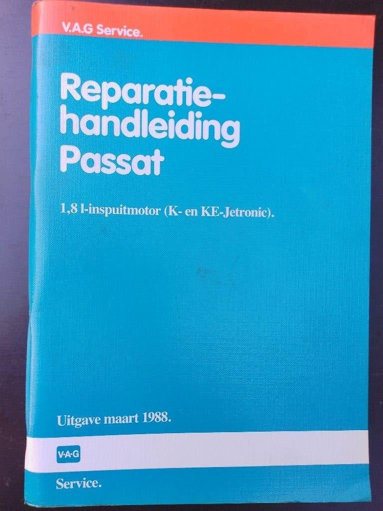 Vw Passat B2 dealer werkplaatsboek 1.8 K + KE-Jetronic motor, Ophalen of Verzenden, Gelezen, Overige onderwerpen