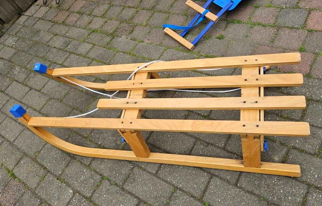 Slee met zitje teab, Ophalen, Gebruikt