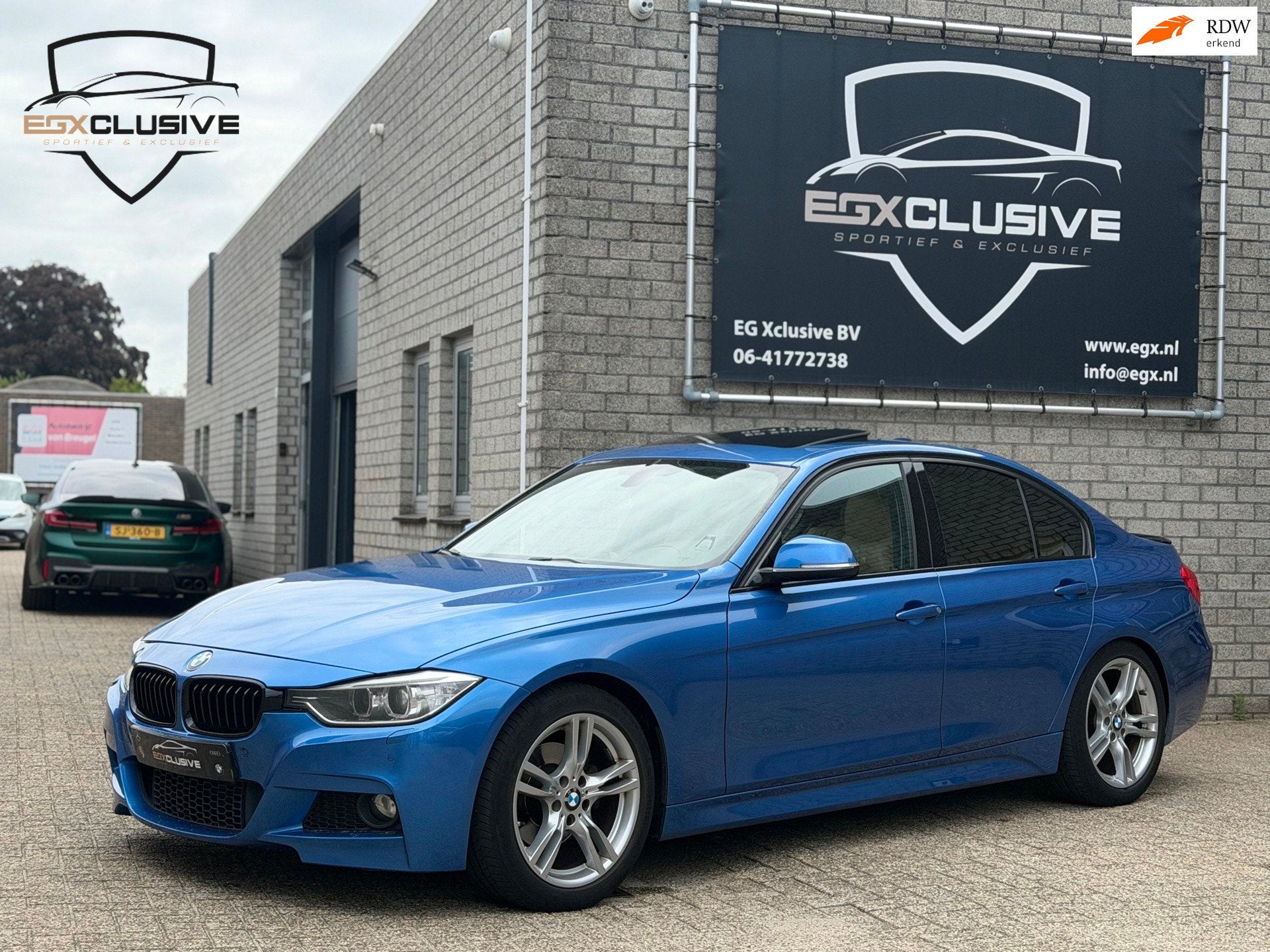 BMW 328D M Pakket Pano/HUD/Keyless/Camera/Memory, Auto's, Automaat, Euro 5, Achterwielaandrijving, Beige